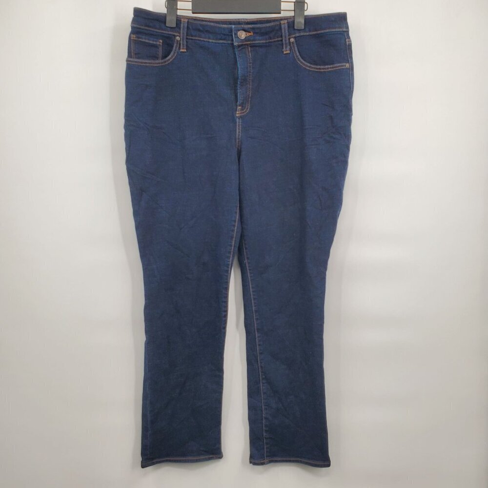 Chico's So Slimming Girlfriend Straight Leg Jeans Denim Pants Women Size 14
